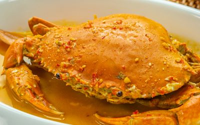 Resep Kepiting Kuah Telur Asin ala FiberCreme