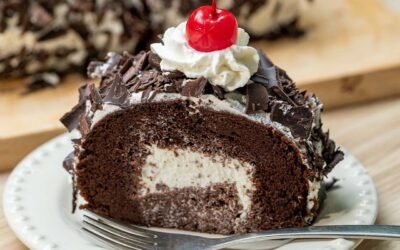 Black Forest Roll Cake