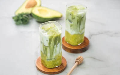 Resep Avocado Matcha Latte