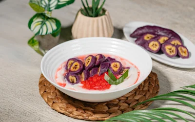 Resep Es Pisang Ubi Ungu