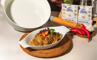 Resep Spaghetti Rendang Carbonara