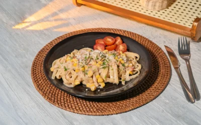 Resep Creamy Tuna Corn Pasta
