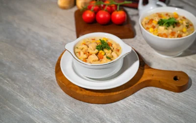 Resep Macaroni Chicken Soup