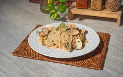 Resep Creamy Vongole Pasta